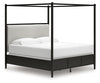 Portdown King Upholstered Canopy Bed