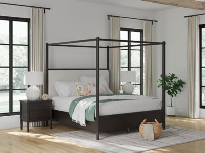 Portdown King Upholstered Canopy Bed