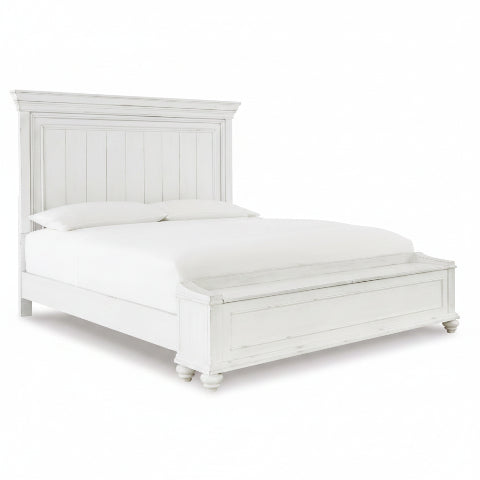Kanwyn Queen Panel Bed with Storage Bench