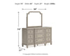 Jorlaina Dresser and Mirror
