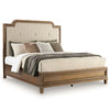 Jorlaina King Upholstered Panel Bed