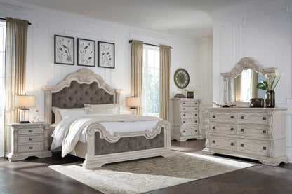 Andonhall Queen Upholstered Panel Bed