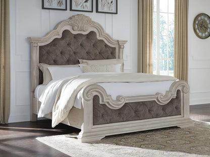 Andonhall Queen Upholstered Panel Bed