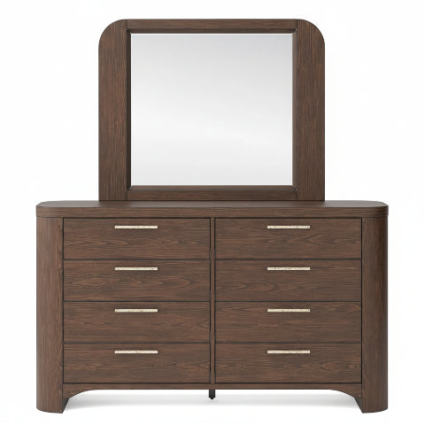 Neo Dresser and Mirror