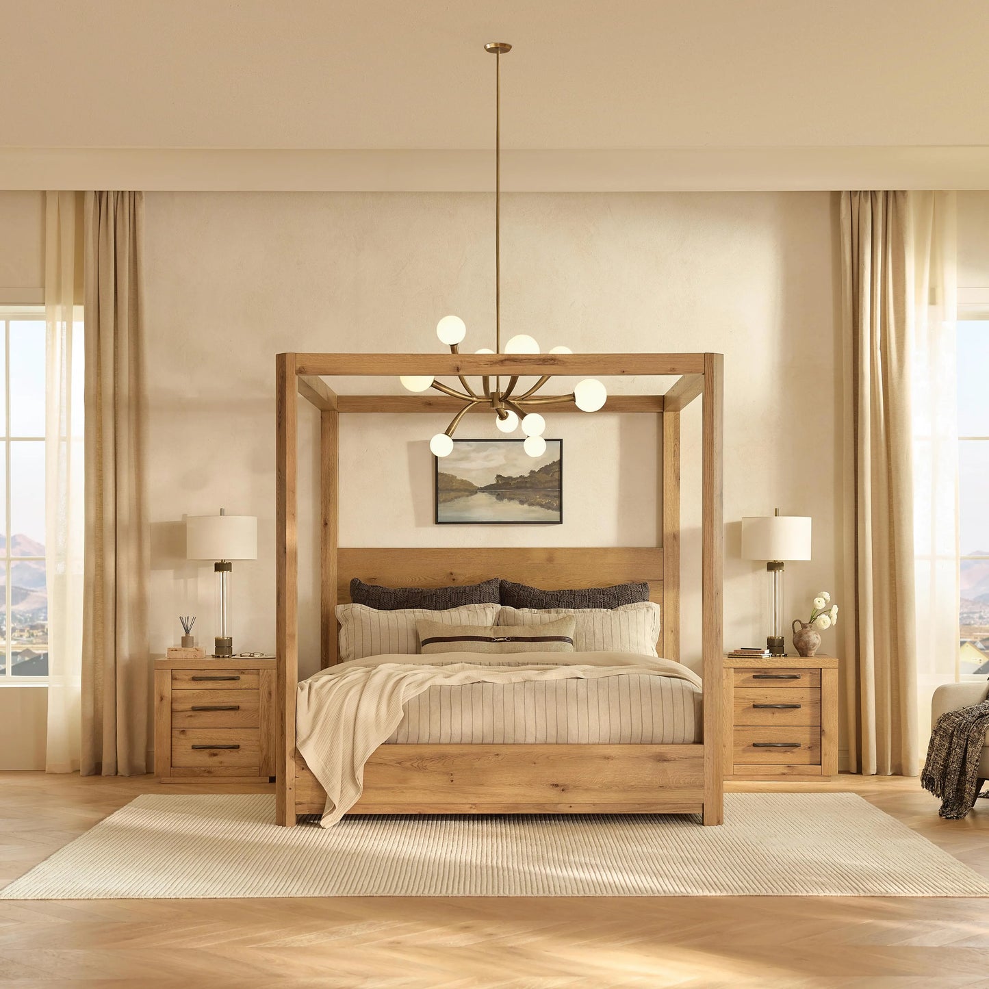 Bracken Queen Canopy Bed