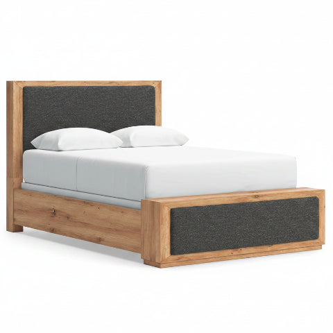 Bracken Queen Upholstered Panel Bed