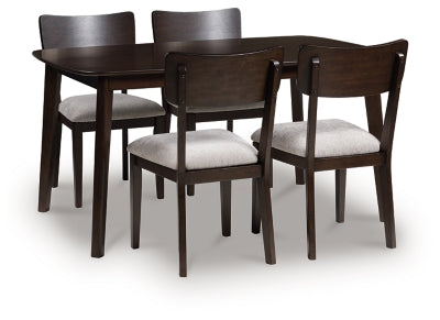 Dantenton Dining Table and 4 Chairs