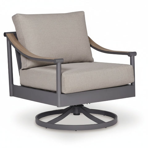 North Island Outdoor Swivel Lounge with Cushion
