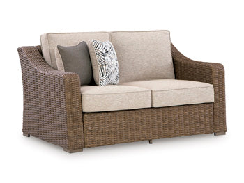 Revare Beach Outdoor Loveseat with Cushion