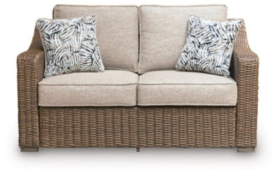 Revare Beach Outdoor Loveseat with Cushion