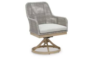 Seton Creek Outdoor Swivel Dining Chair 