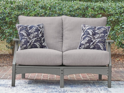 Lone View Bay Outdoor Loveseat with Cushion