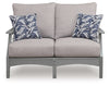 Lone View Bay Outdoor Loveseat with Cushion