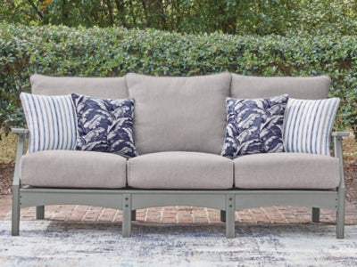 Lone View Bay Outdoor Sofa with Cushion