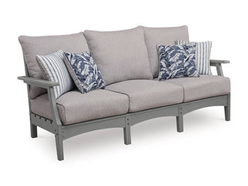 Lone View Bay Outdoor Sofa with Cushion