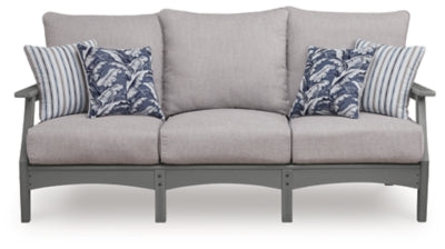 Lone View Bay Outdoor Sofa with Cushion