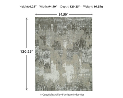Arriston 7'10" x 10' Washable Rug(A)