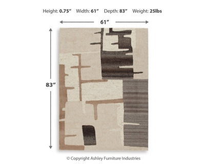 Kencher 5' x 7' Rug