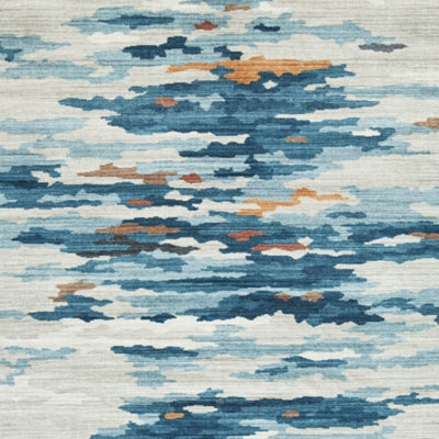 Vinlett 5' x 7' Washable Rug