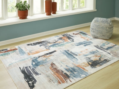 Hessland 5' x 7' Washable Rug