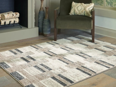 Alstone 5'3" x 7' Area Rug(A)