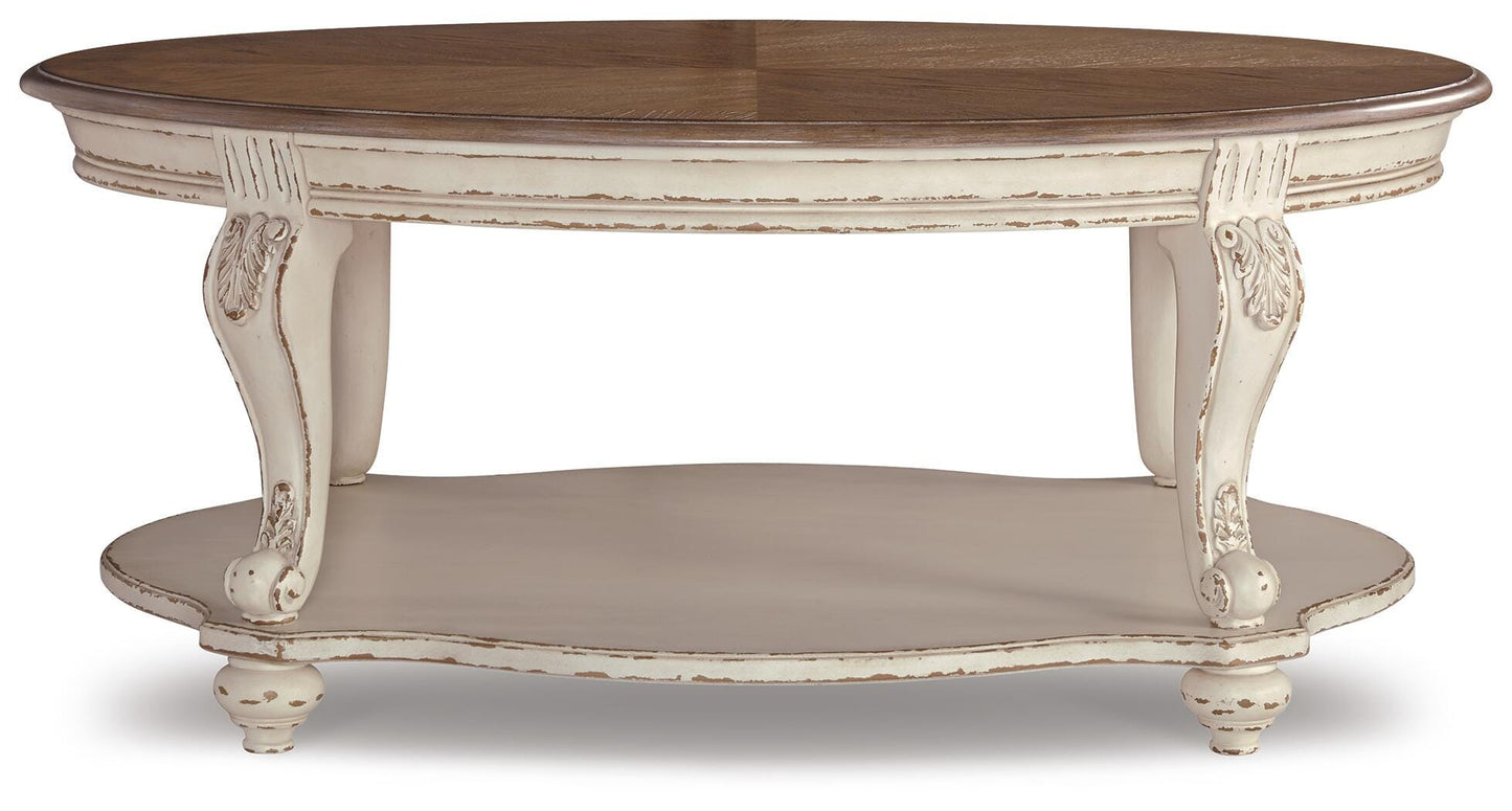 Front view of Realyn Coffee Table