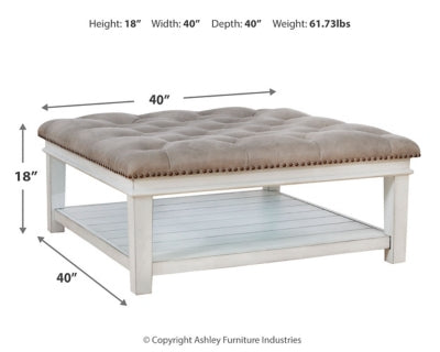 Kanwyn Upholstered Ottoman Coffee Table