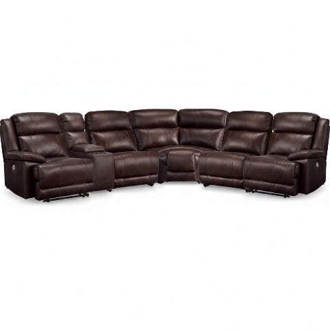 VonKurt 6-Piece Reclining Sectional with Console