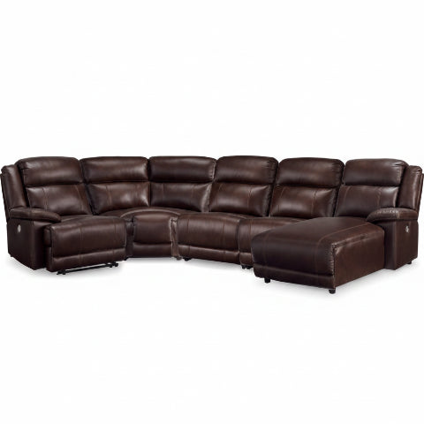 VonKurt 5-Piece Reclining Sectional With Chaise