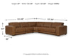 Rally-Up 5-Piece Power Reclining Sectional