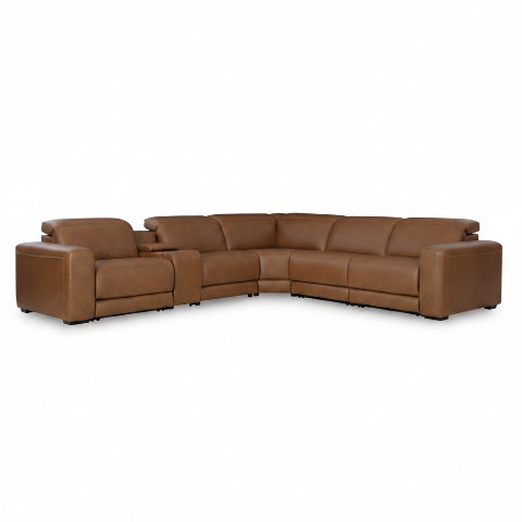 Rally-Up 6-Piece Power Reclining Sectional with Console