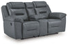 Beaman Peak Reclining Loveseat with Console