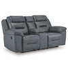 Beaman Peak Reclining Loveseat with Console
