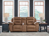 Beaman Peak Reclining Loveseat with Console
