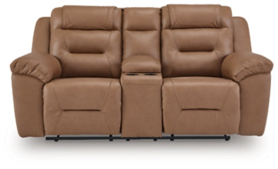 Beaman Peak Reclining Loveseat with Console