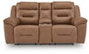 Beaman Peak Reclining Loveseat with Console