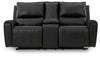 Danemere Reclining Loveseat with Console