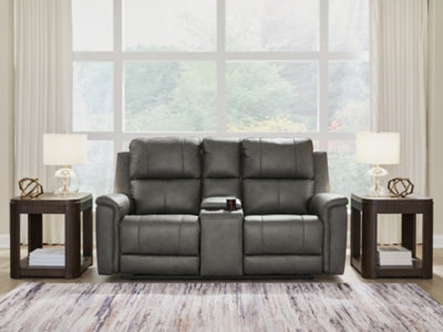 Beryton Power Reclining Loveseat with Console