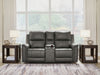 Beryton Power Reclining Loveseat with Console