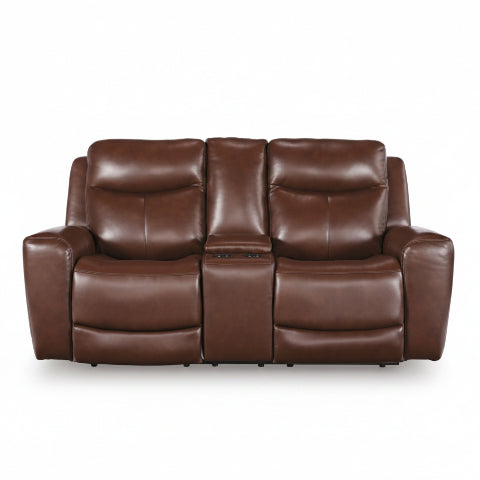 Momentum Moves Power Reclining Loveseat with Console